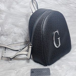 mochila guess mini brown backpack